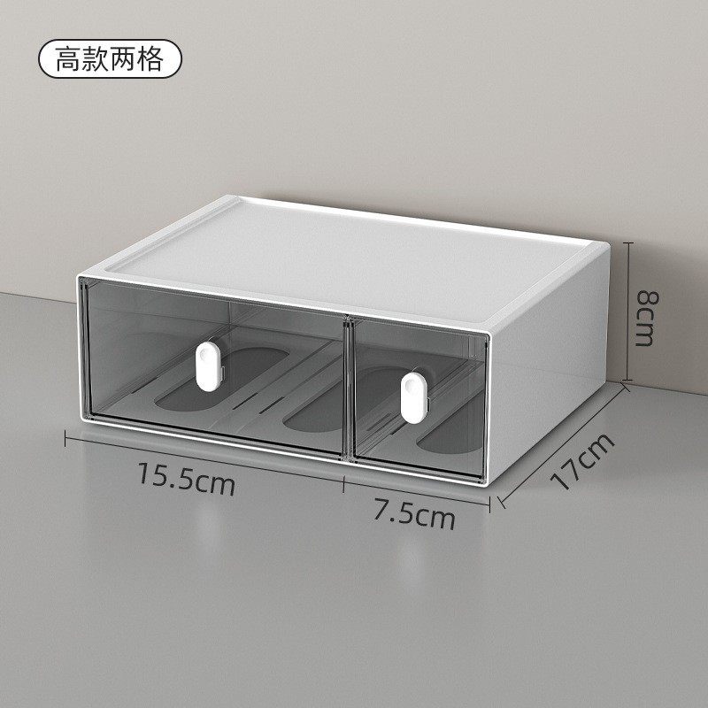 桌面抽屉式收纳盒学生宿舍书桌改造桌上透明亚克力小型分格置物架,收纳整理,首饰盒,淘宝优惠券,粉丝福利购,淘宝优惠卷