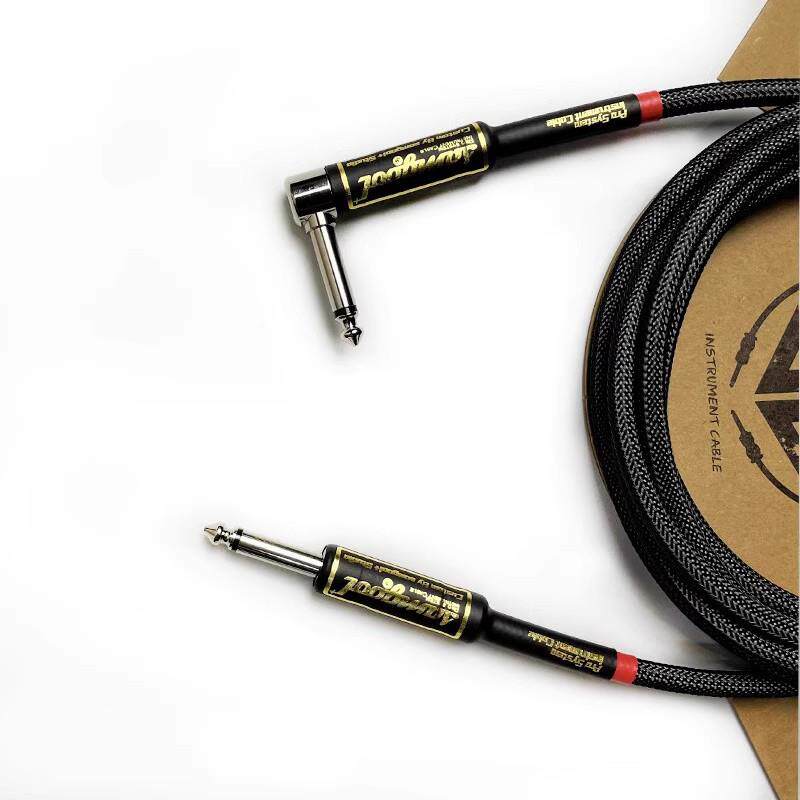 samgool+黑杰克吉他连接线黑杰克降噪演出乐器音频线民谣电箱音响