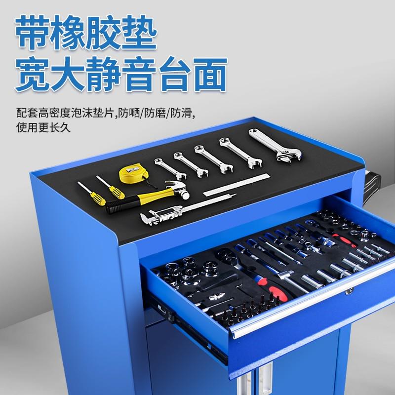 汽修工具车工具柜车间用抽屉式小推车多功能移动铁皮柜子维修箱