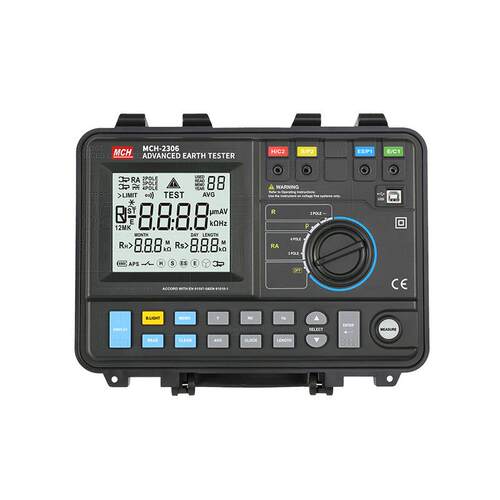 2306智能接地电阻测试仪数字精度多功能防雷USB接地电阻表