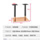 五金家具配件桌腿支撑架玫瑰金双柱餐桌腿西餐大理石轻奢桌脚台柱