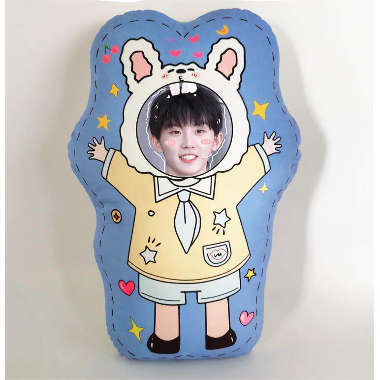 马嘉祺人形抱枕定制图片diy情侣可爱公仔人偶Q版真人娃娃靠垫礼物