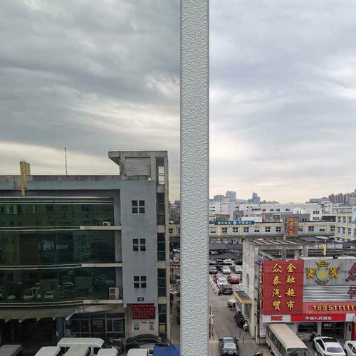 厂家VS-HS35双向透视玻璃贴纸宽183CM建筑玻璃防爆膜隔热膜