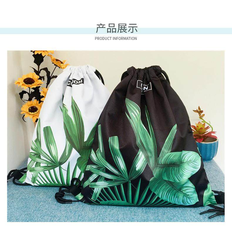小清新束口袋抽绳双肩包印花旅行简约收纳背包可折叠健身男女书包,箱包皮具/热销女包/男包,双肩背包,淘宝优惠券,粉丝福利购,淘宝优惠卷