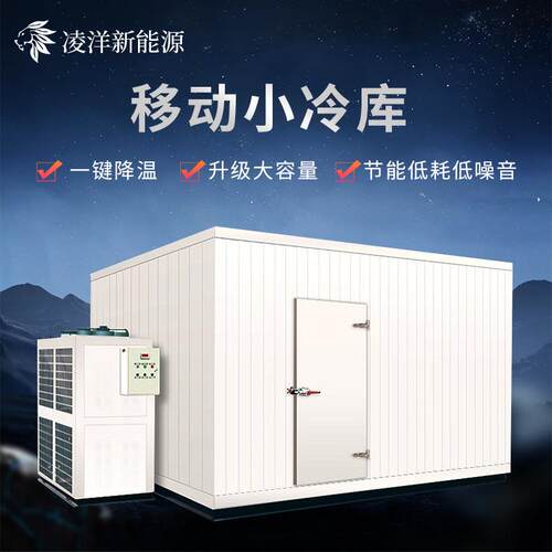 移动小冷库全套设备家用果蔬保鲜冷藏肉类冷冻海鲜速小型移动冷库