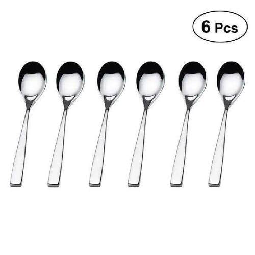 6pcs 304 Stainless Steel Spoons Teaspoon Coffee Spoon