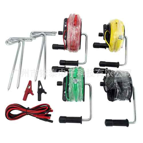 线芯0.75平方，线径Φ3.5mm香蕉插+测试线+接地夹红、黄、绿、黑