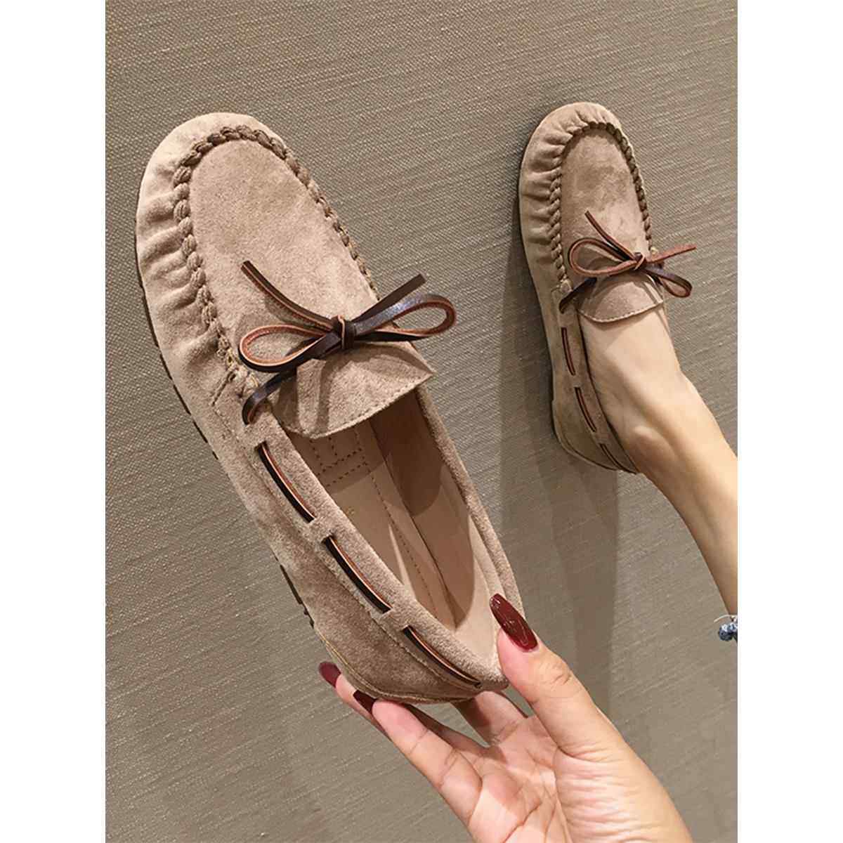 网红女豆豆鞋2026新款春秋季懒人百搭休闲鞋舒适软底孕妇鞋0123e,女鞋,乐福鞋（豆豆鞋）,淘宝优惠券,粉丝福利购,淘宝优惠卷