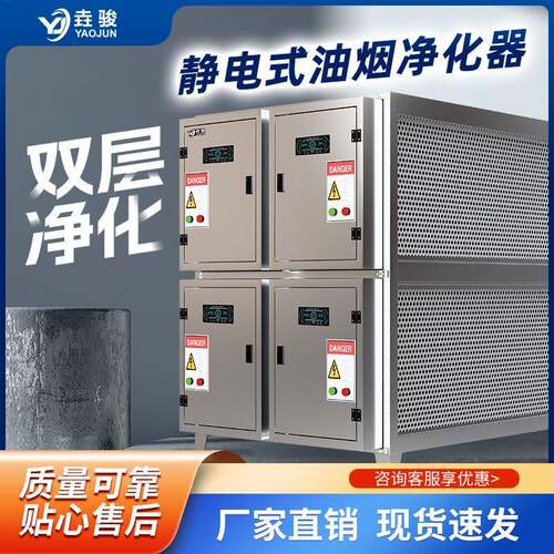 商用油烟净化器餐饮饭店除味设备高效净化达标低空排放现货供