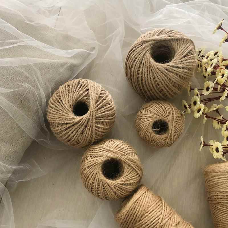 麻绳 复古细麻绳diy编织黄麻线 麻线拔河绳现货 吊牌黄麻绳