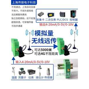 堡讯模拟量4-20mA转无线传输模块采集还原点对点收发送对拉车盖布
