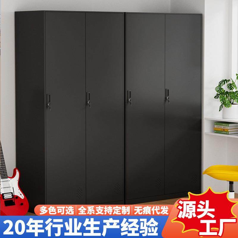拆装门更衣柜带锁铁皮储物柜浴室健身房换衣柜员工宿舍存放柜子