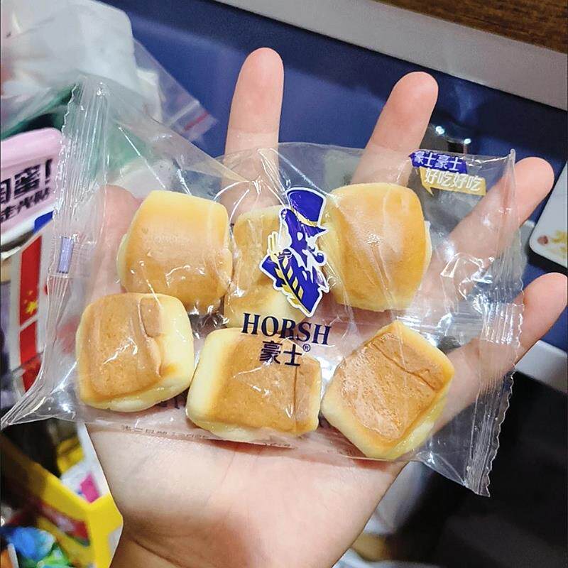 新日期豪士小小面包夹心早餐吐司蛋糕速食健康零食露营春游休闲食