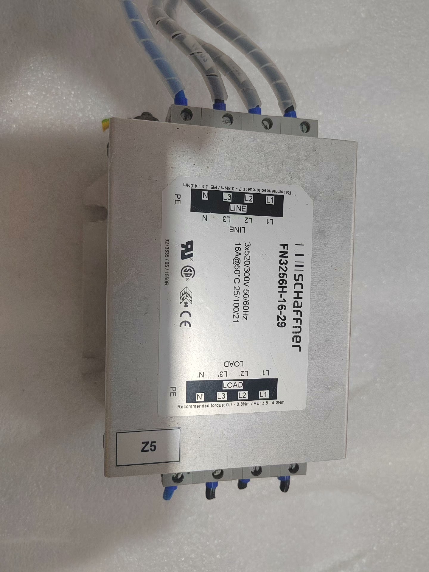 正常拆机SCHaffner夏弗纳滤波器，图片就是实物，FN3