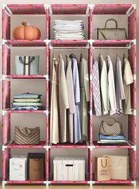 挂衣架落卧TLF地室衣帽架内易布衣室柜家用收简纳架多层储物置物