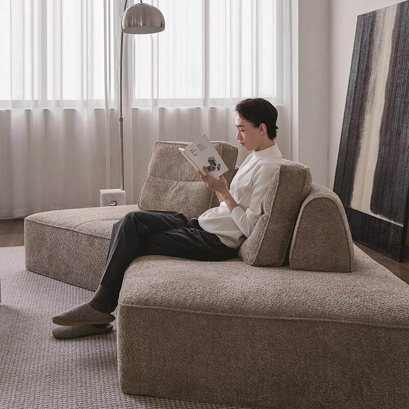 欧式简约蛋糕豆腐块模块沙发客厅大坪数超大坐深民宿酒店组合沙发