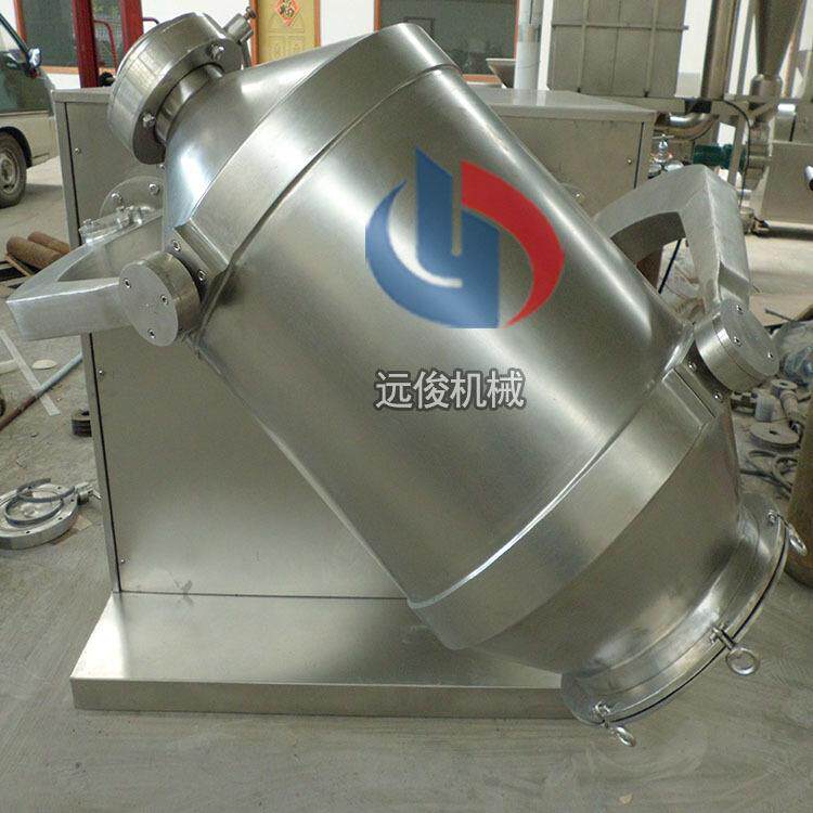 制造不锈钢卧式电动干粉三维混合机混合度高三维混合机200l
