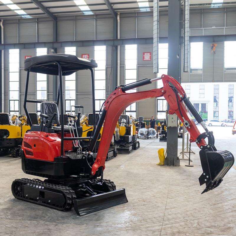 小型挖掘机工厂 HT18履带挖掘机 农用柴油动力三缸发动机小挖机