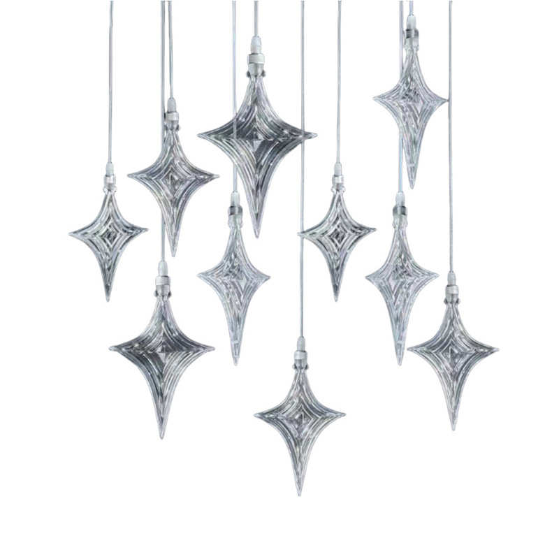 婚庆装饰灯吊灯透明路灯布置引10舞台婚礼幸运星道具亚克场地头力