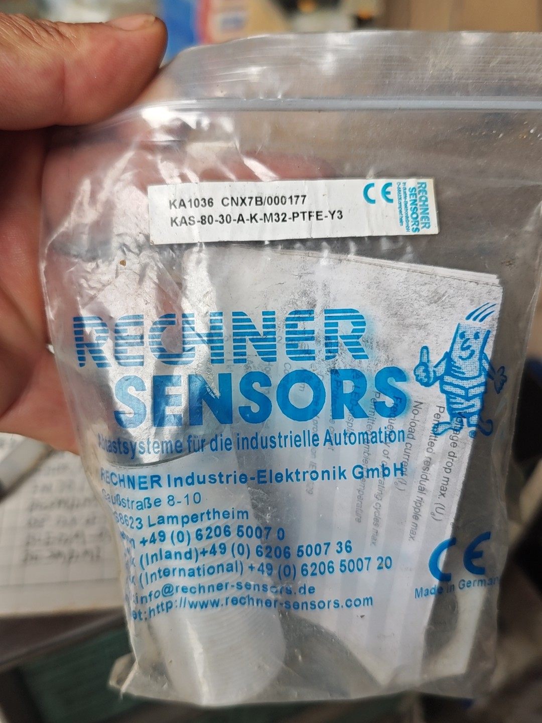 RECHNER传感器KAS-80-30-A-K-M32-PT