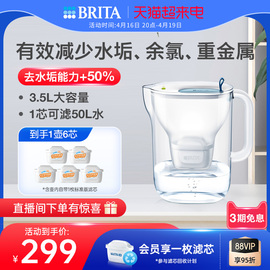 BRITA碧然德滤水壶净水器设计师系列+专家版滤芯5枚到手1壶6芯