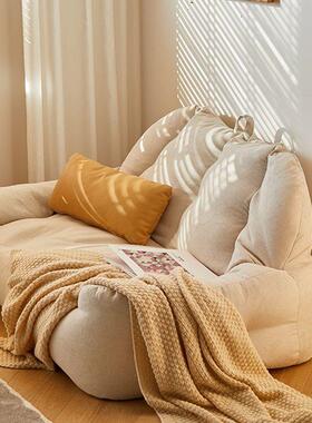 懒人沙发榻榻米可躺卧网红女小户型双人豆袋出租房卧室单人小沙发