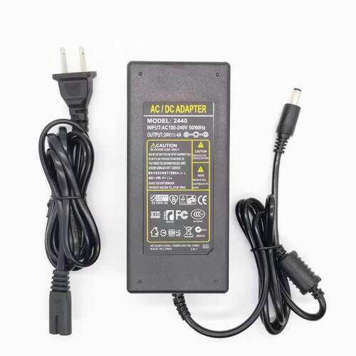 适用于LED可丽爱鱼缸灯开关电源线24V3A/4A通用配接器JM244型号线