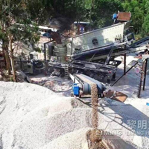 黎明重工破碎机移移动式武破碎机大K3动型子玄岩石破碎机