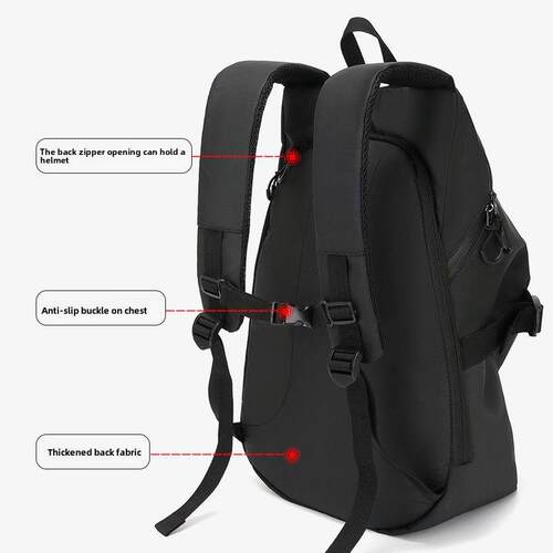 骑手双肩包男子摩托车头盔包全面头盔摩托车摩托车星空防水大容量