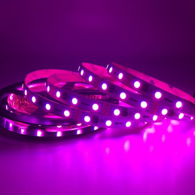 12V伏幻彩灯带5050全彩断点续传16703流水跑马酒吧ktv24V编程灯条