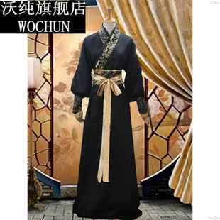 男士古装汉服cosplay成人三国演义服装张飞关羽诸葛亮刘备演出服