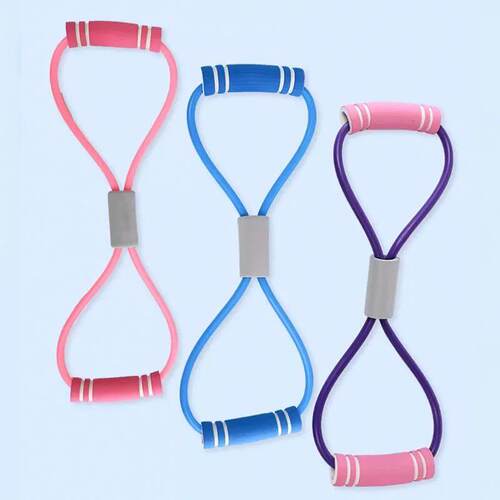 8 Shaped Resistance Bands Sports Workout Elastic Band At Hom