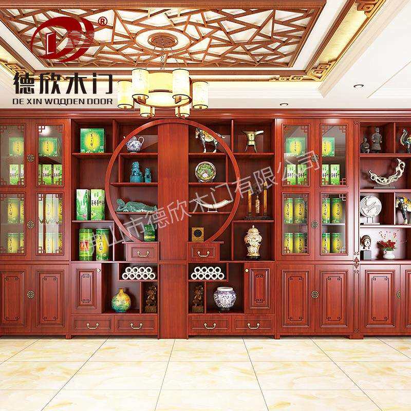新中式全屋设计 简约实木书架办公文件柜书桌 中国风家具全屋设计
