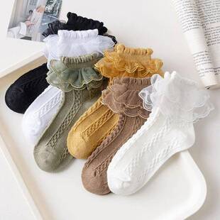 Sock Summer Baby Kids Socks Lot Girls Cute Ruffle Pairs