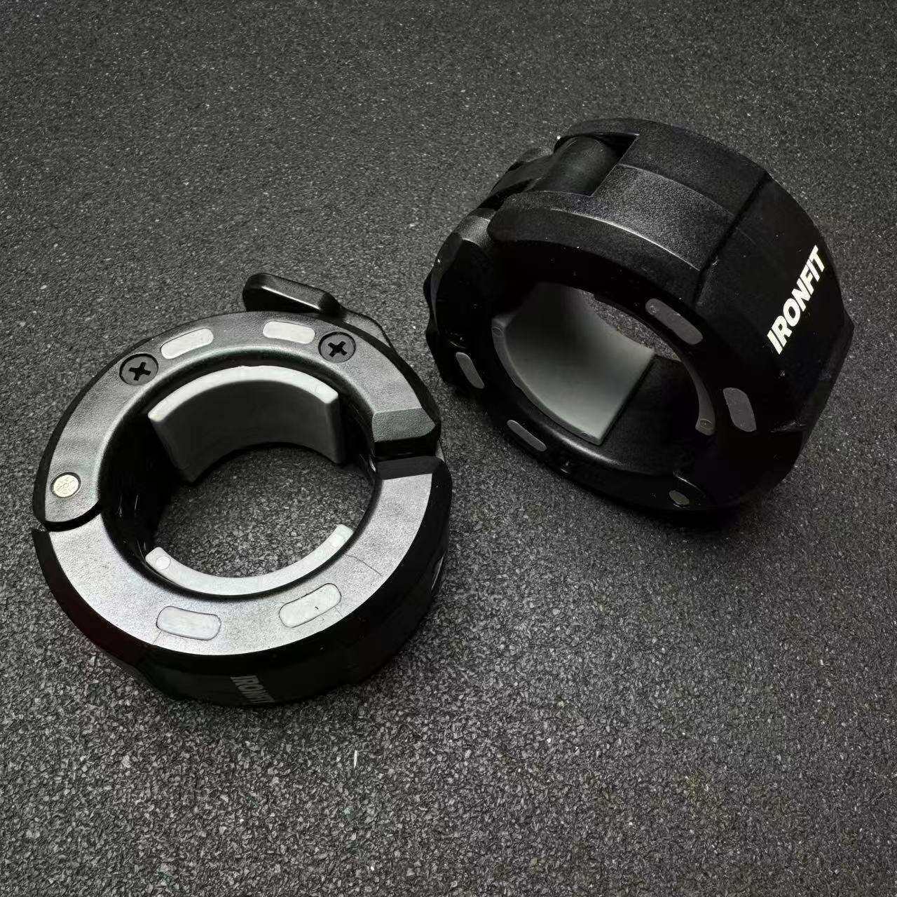 IRONFIT磁吸卡扣杠铃卡扣5cm孔径奥杆卡扣快拆式卡扣锁扣三项杆