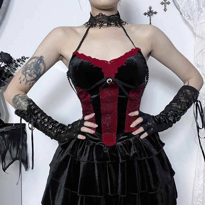 subculture gothic song-promotion costume street lace