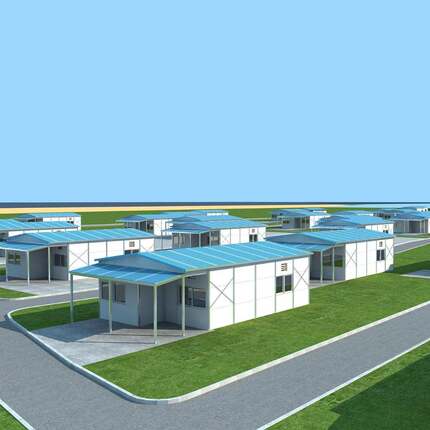 可移动住人集装箱房办公住人工地活动板房 T式组合房可拆卸移动房