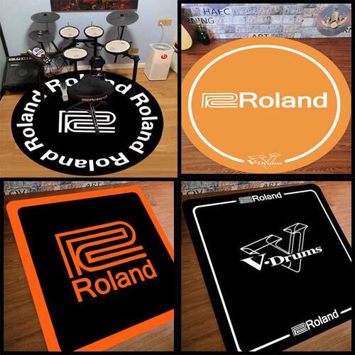 鼓毯架子鼓罗兰Roland电鼓地垫摇滚乐队隔音降噪防滑减震消音地毯