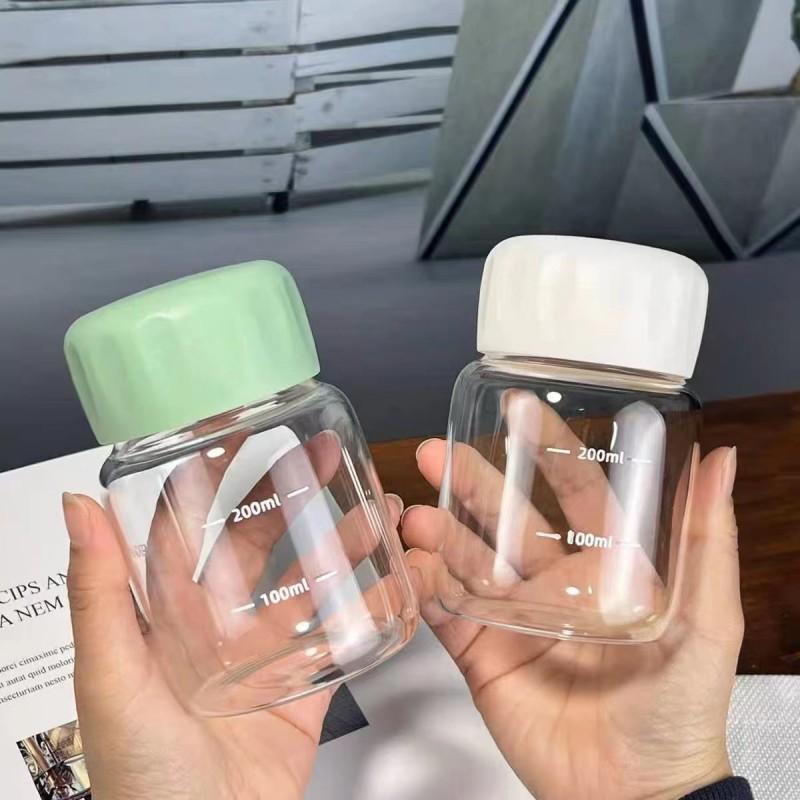 玻璃水胖胖高颜牛奶豆浆玻璃杯