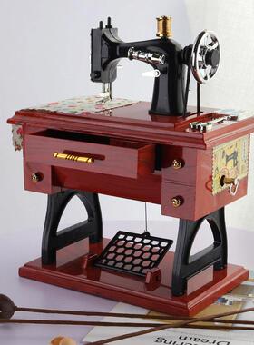缝纫机音乐盒模型稀奇古怪的小摆件70八十年代怀旧老物件老东西