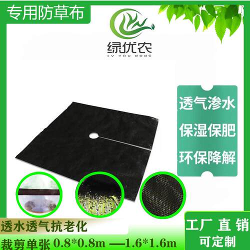 新型农用除草地布果园果树透气透水保湿耐用专用防草地膜厂家直发