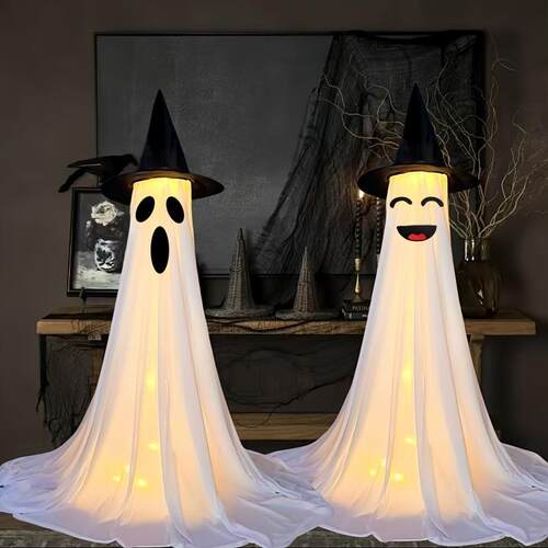 新款万圣节院子halloween decorations户外 装饰前门廊庭院的幽灵