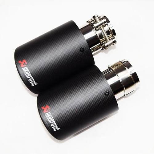 天蝎碳纤维尾喉AK亮光哑光排气改装通用76/89/101排气管改装尾喉