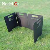 聚 防风 MODEGOL牧蝶谷户外挡风板4片加高挡风遮风板 折叠挡风板