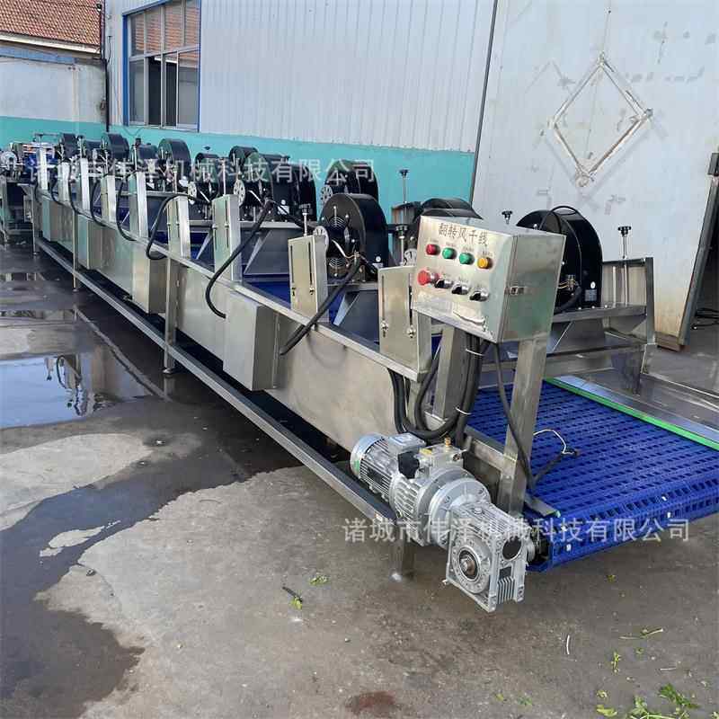 竹笋翻转式风干设备包装袋表面除水风干机花生沥水吹干设备