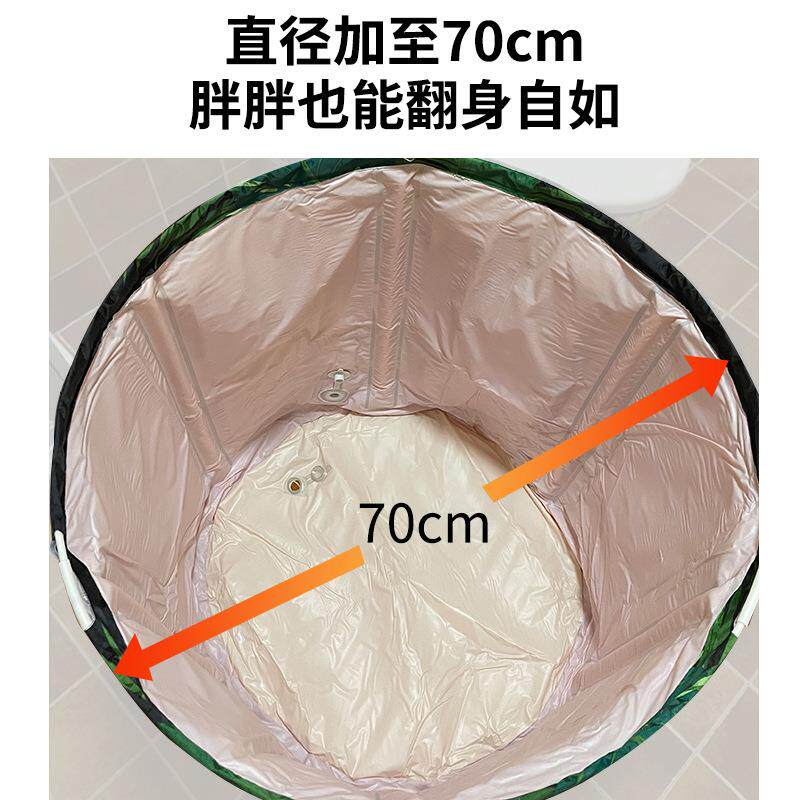 折叠泡澡桶家用大人圆形浴桶宝宝儿童洗澡桶浴盆汗蒸成人泡澡浴桶