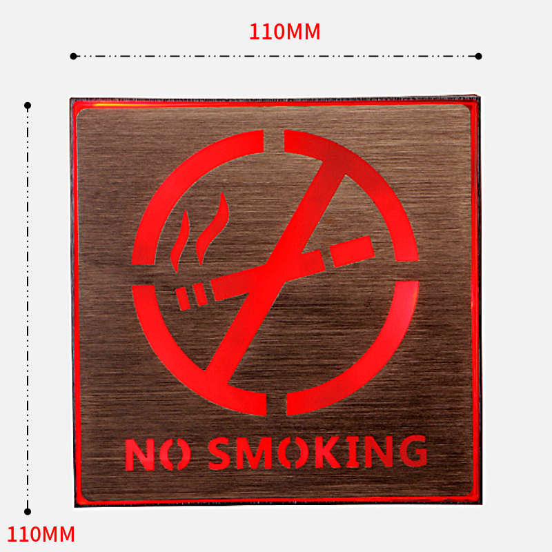 通道光盒指示86灯圆形铝外贸红白疏散蓝绿exit小方灯明装标志拉丝