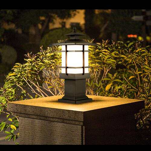 室外柱头灯LED户外防水庭院灯花园别墅墙头围墙方形门柱灯大门灯