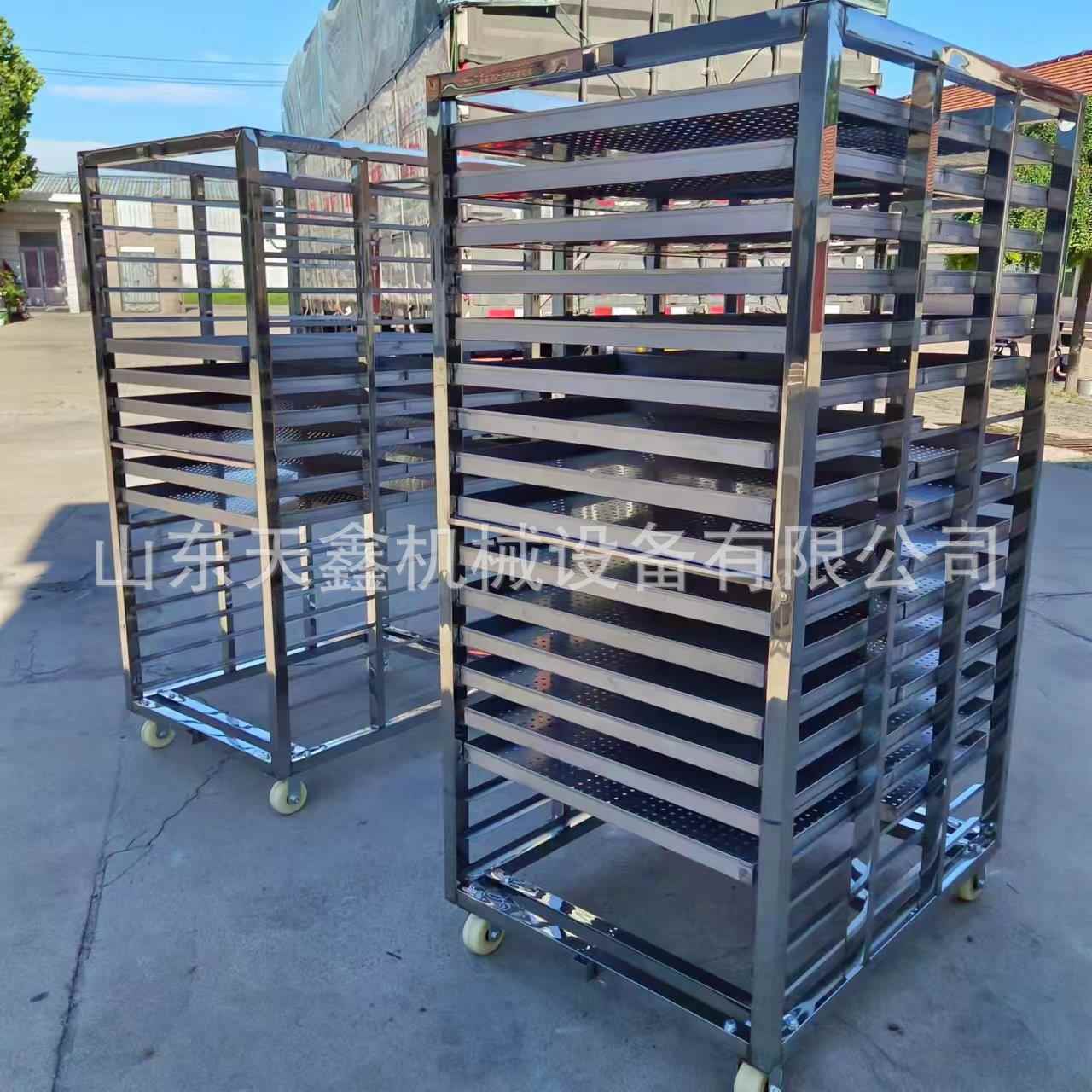 江苏南京浦口区冷冻架子车食品厂馒头包子架子车多层架子车