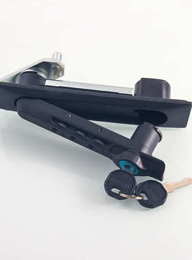 ms837柜门恒锁1柜平面珠-1-电柜密码锁箱机箱锁控制锁配电锁黑色